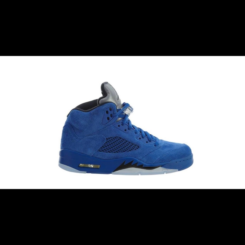 Jordan Retro 5 Blue Suede
